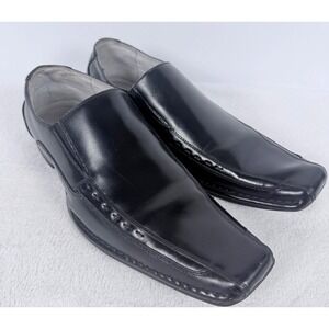 Stacy Adams Templin Men's Black Leather  Dress Shoes Slip On 11M